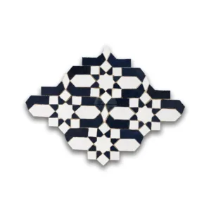 Zellige Tile Dazzle – Black