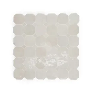 Zellige Tile Octagonal 30x30cm – Off White