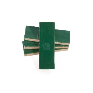 Zellige Tile Rectangle 15x5cm – Green
