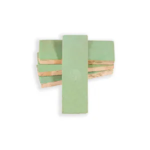 Zellige Tile Rectangle 15x5cm – Polly Green