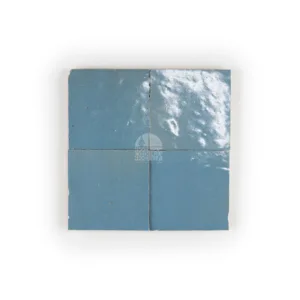 Zellige Tile Square 10x10cm – Blue Gray