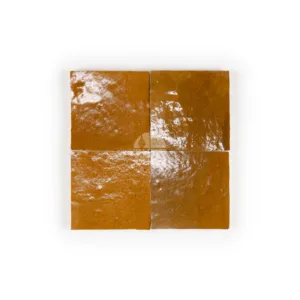 Zellige Tile Square 10x10cm – Bronze