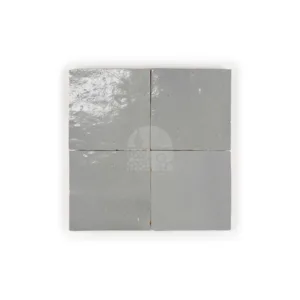 Zellige Tile Square 10x10cm – Gray