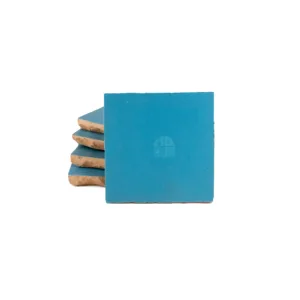 Zellige Tile Square 10x10cm – Turquoise Blue