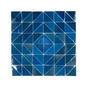 Zellige Tile Triangle 30x30cm – Blue