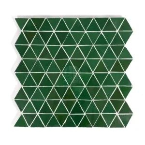 Zellige Tile Triangle 30x30cm – Green
