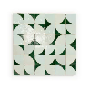 Zellige Tile Abstruct –Crescent Nature