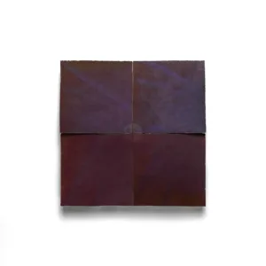 Zellige Tile Square 10x10cm – Aubergine