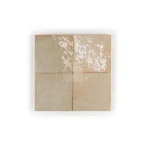 Zellige Tile Square 10x10cm – Raw Light
