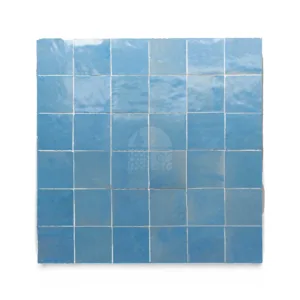 Zellige Tile Square 5x5cm – BLUE GRAY